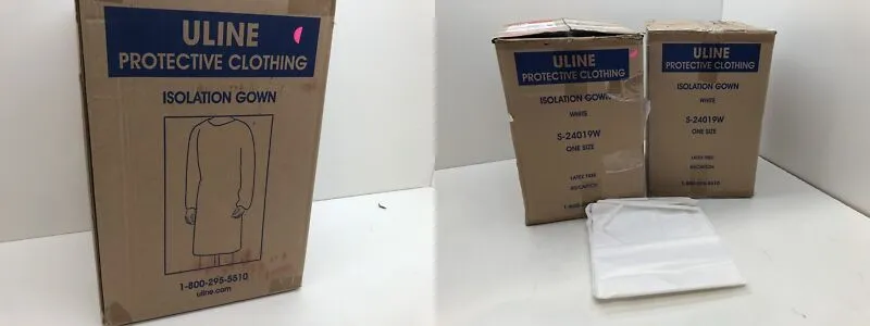 Uline Isolation Gown